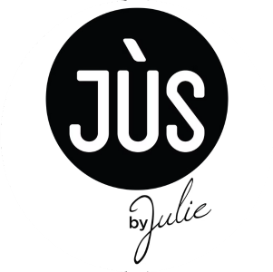 logo Jus By Julie Teaneck logo, offering fresh and healthy eats in Teaneck, NJ.